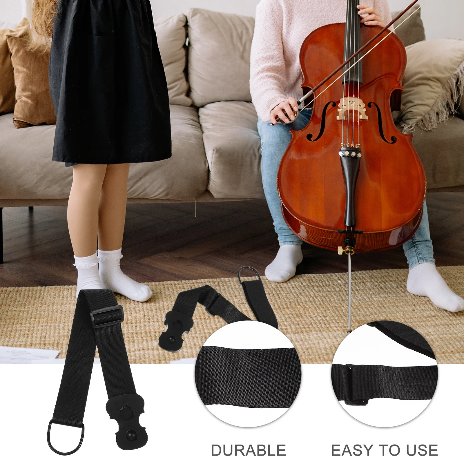 

Innovative Metal Cello End-Pin Stopper Non-Slip Durable Anchor Rest Personalized Shape Suitable for Different Playing Habits
