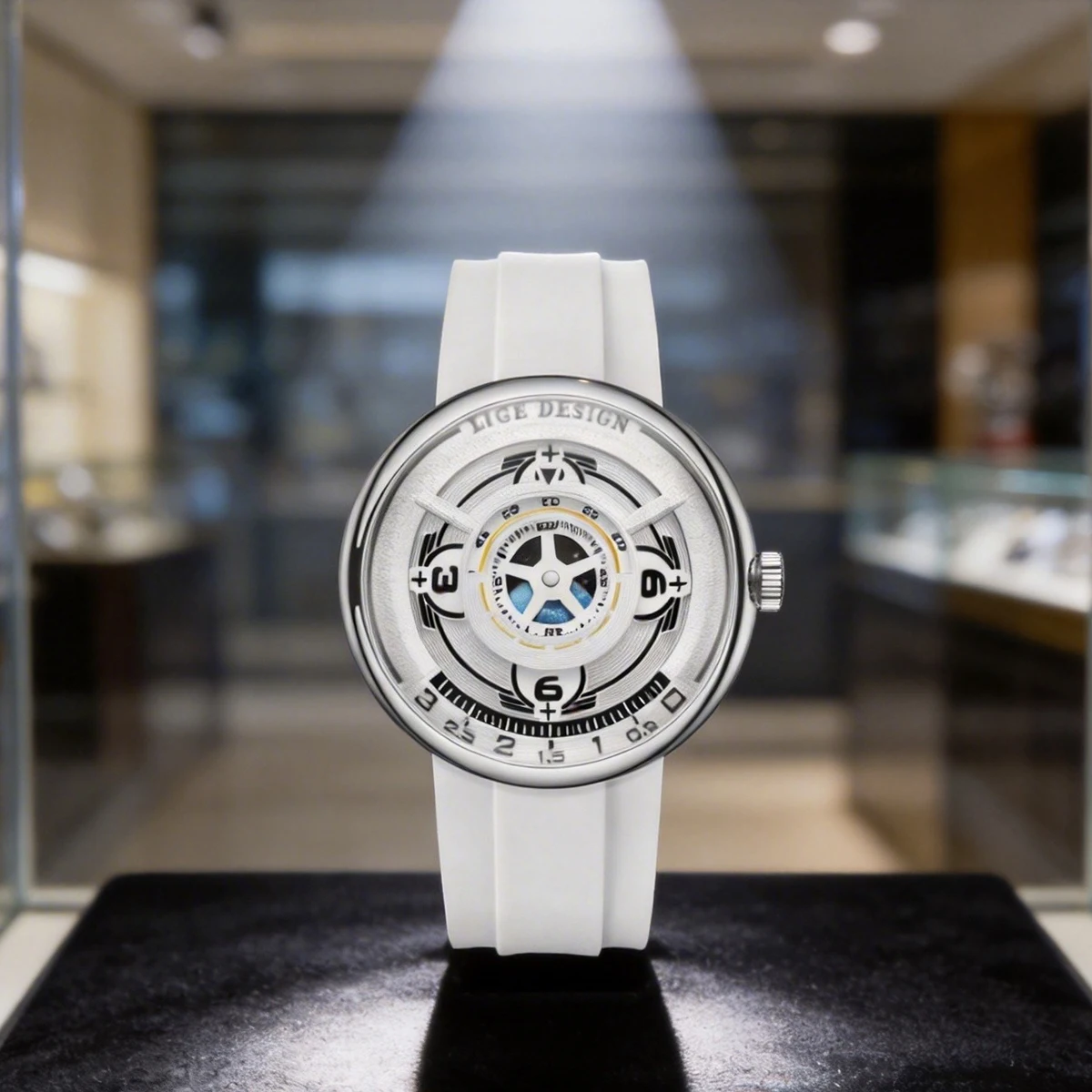

LIGE 2025 Fashion Original Unique Silicon Quartz Men's Watch Night Light Sports Watch relógios masculino reloj hombre