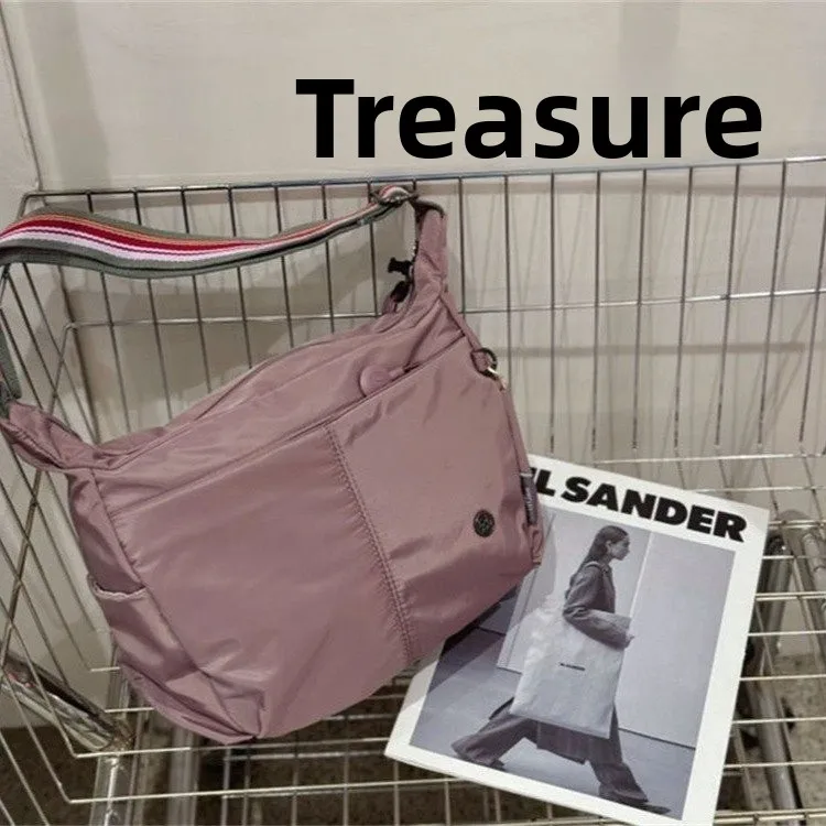 

Легкая водонепроницаемая нейлоновая сумка через плечо BoBo для женщин, повседневная универсальная сумка-кроссбоди для поездок на работу и ежедневного использования