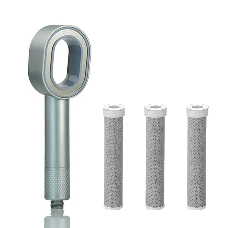 Filter Douchekop Schoonheid Hogedruk Zwarte Handgreep Douchekop Waterbesparende Filtratie Zuivering Badkamer Accessoires