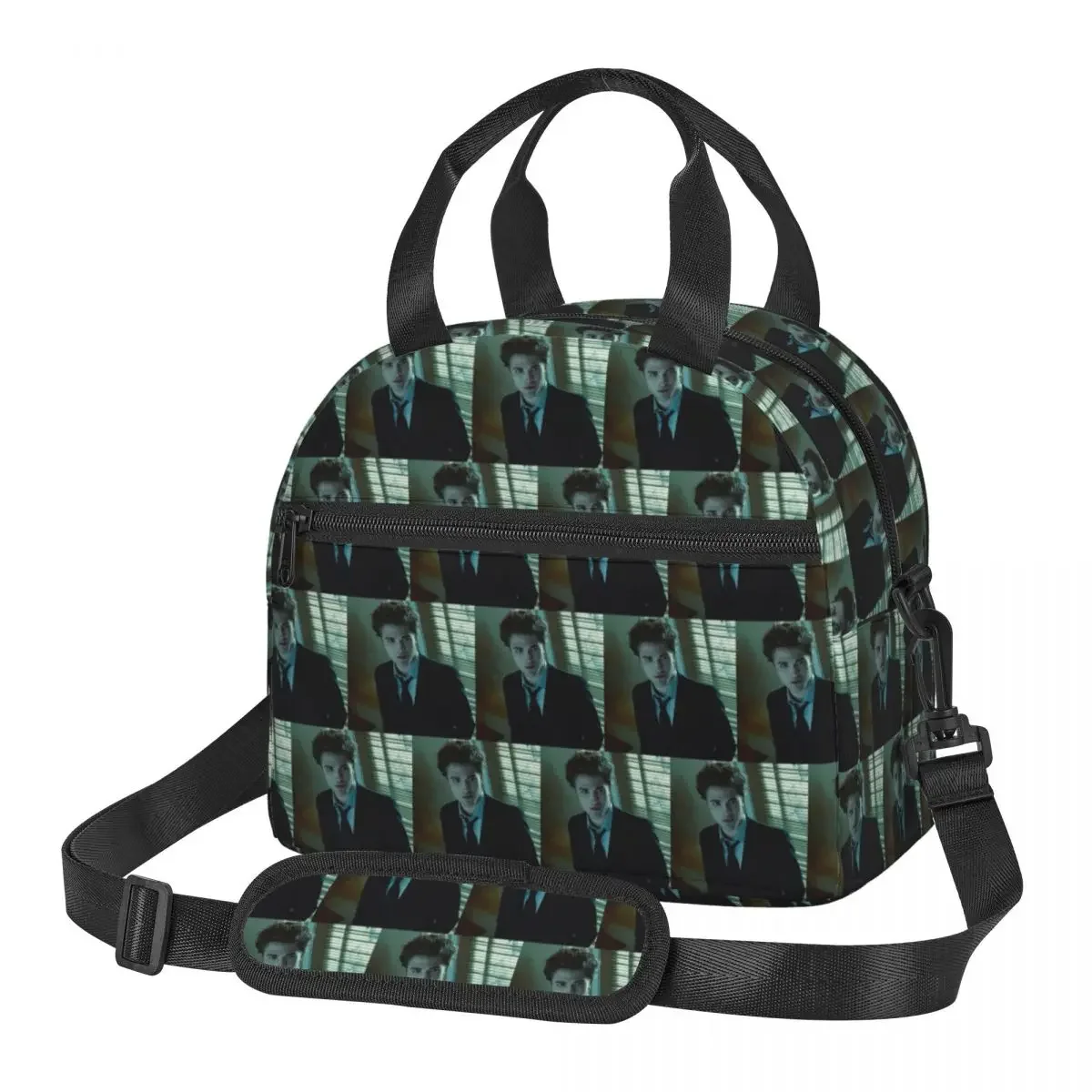 The Twilight Saga Edward Cullen Insulated Lunch Bag for Women Kids Portable Food Boxes Thermal Lunch Box Tote