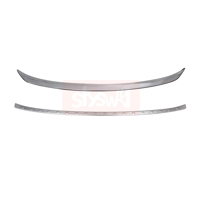 For YARIS CROSS MXP B1# J1# Silver Steel Front Bar Rear Bumper Protector Scuff Plate Guard Trim 2P External Styling Accessories