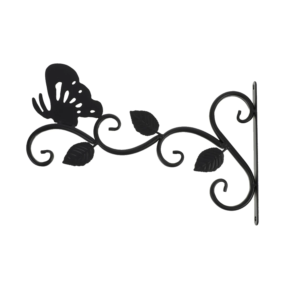 

Metal Hanging Basket Hook Lawn Flower Pots Wall Decoration Plant Brackets Outdoor Plant Hook Garden Wall-Mounted Hanger