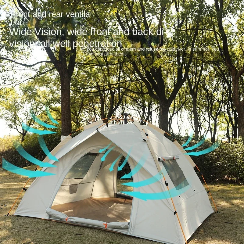 

Tent Outdoor Portable Folding Fully Automatic Camping Beach Quick Opening Camping 1 - 2 Person Tent