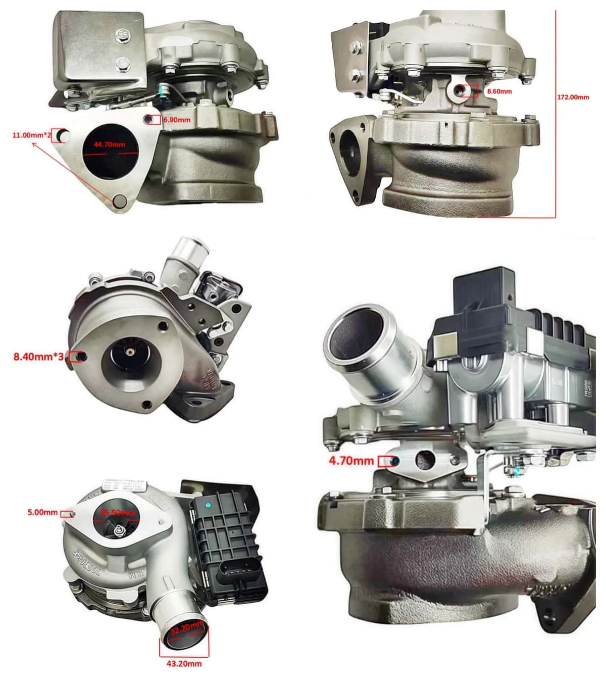 

Турбокомпрессор GT1749V 787556 787556 -5017S для двигателя Ford Commercial Transit 2.2 TDCI Euro 5. BK3Q-6K682-CB