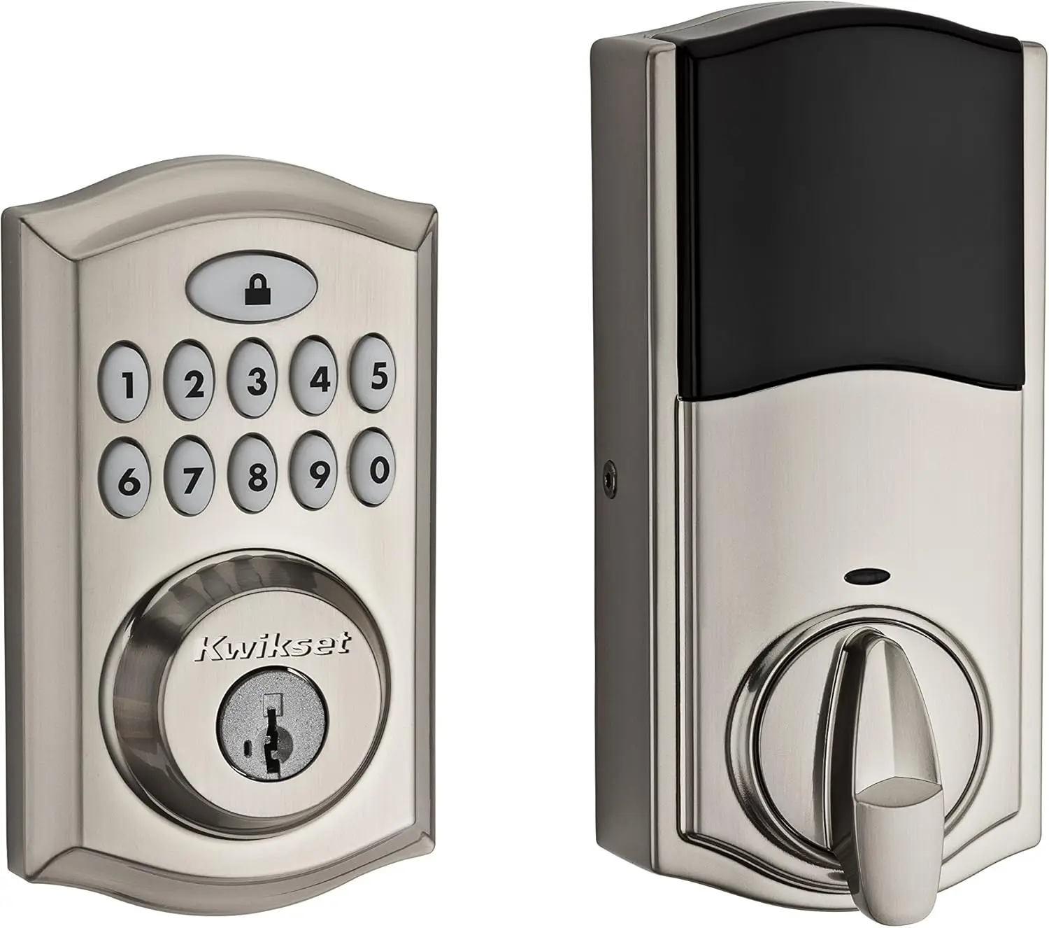 Non-Connected Keyless Entry Electronic Keypad Deadbolt Door Lock Featuring SmartKey Security