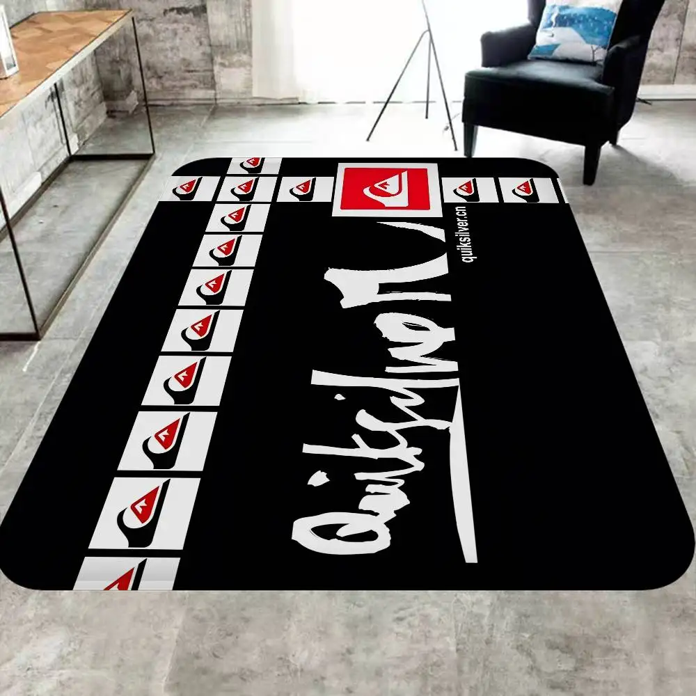 Surf Brand Q-QuiksilverS Fashion Floor Mat Non-Slip Laundry Room Mat Laundry Decor Balcony Child Living Room Household Carpets