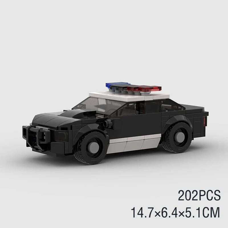 MOC Police City Car Set M5 M8 PT Boat Model Building Blocks Defend City Rescue Vehicle Bricks Toys DIY Gifts For Children Boys