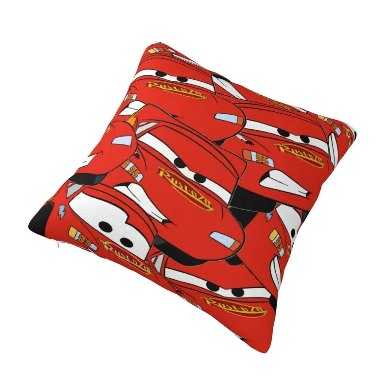 Custom Lightning McQueen Collage Cartoon Throw Pillowcase Nordic Cushion Cover Car Pillowcase