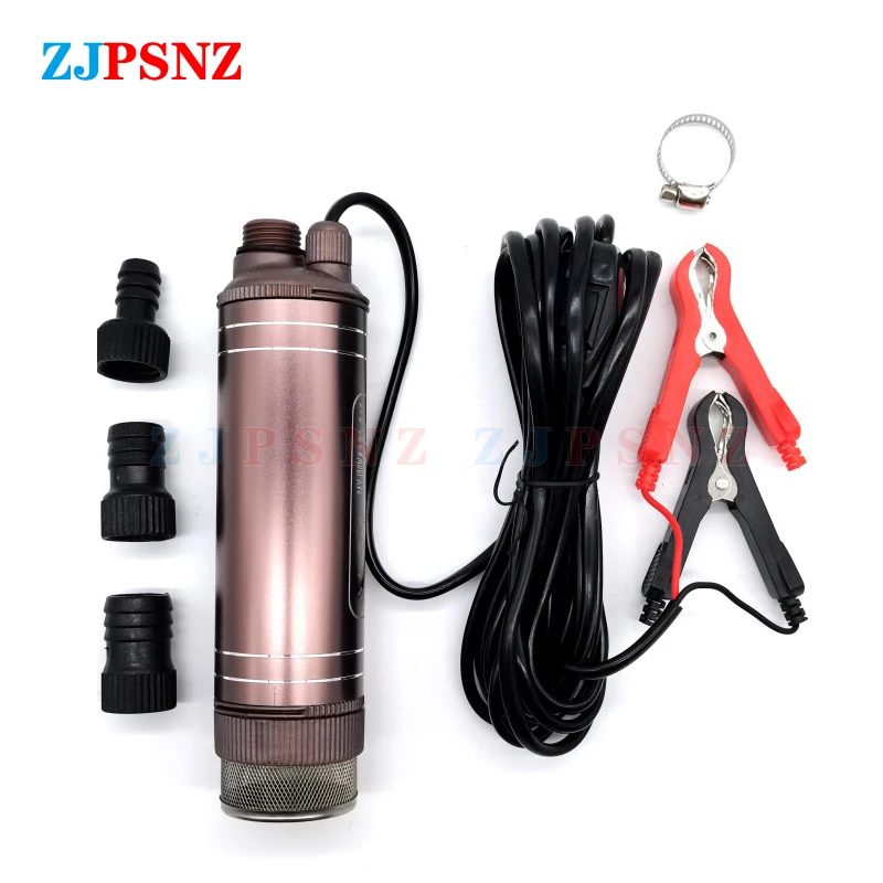 12V/24V 150W Tragbare DC Tauch Elektrische Pumpe Für Diesel Kraftstoff Lieferung Wasser Abwasser Saug transfer Elektrische Pumpe 45L/Min – Detail 12