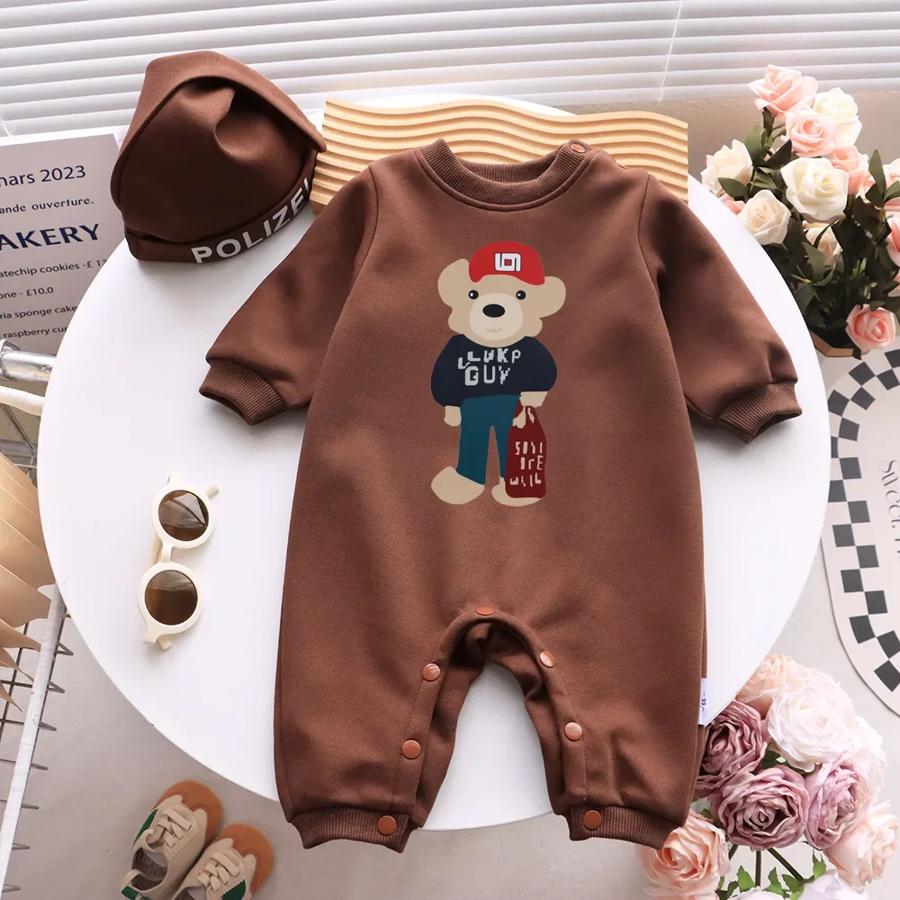 Family Bear Christmas Sweatshirts Parents and Children Matching Clothes Mother Father and Son Daughter Tops Baby Toddler Romper