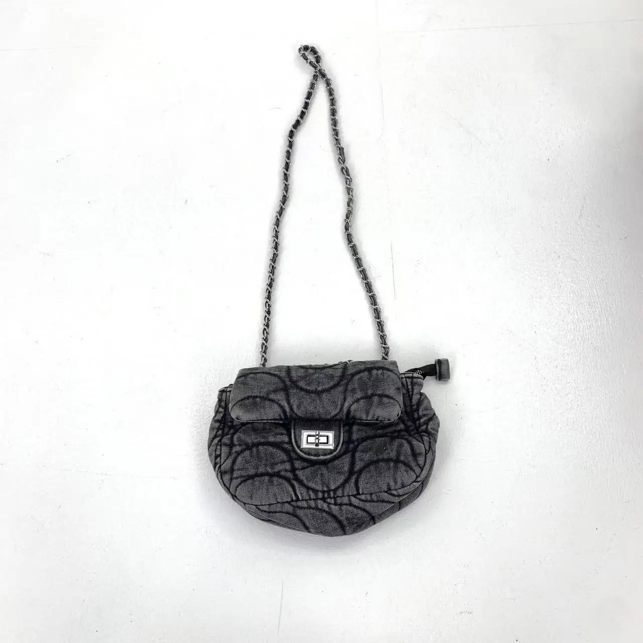 

Women's new fashionable crossbody bag retro washed denim crossbody bag minimalist versatile personalized single shoulder handbag