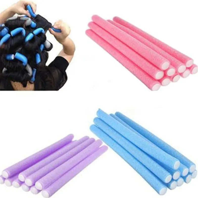 10pcs/set Multifunction Twist Sponge Hair Curler No Heat Hair Roller Wave Formers Hair Styling Tool Wholesale