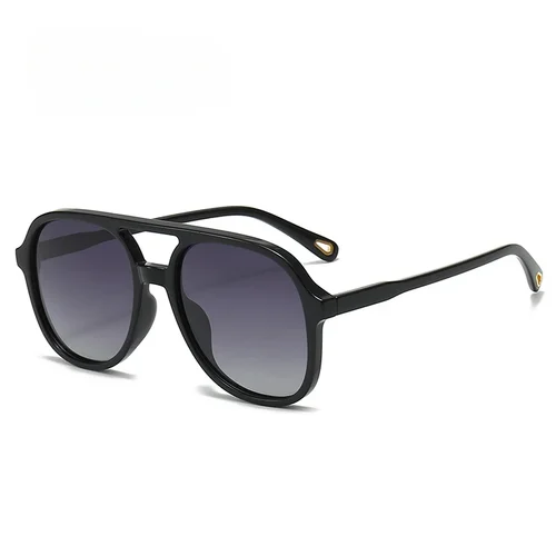 Imagen 2 del producto 8330 Gafas de sol polarizadas para hombres y mujeres, gafas de sol de moda con protección UV400 retro vintage, gafas de sol unisex para conductor 411201