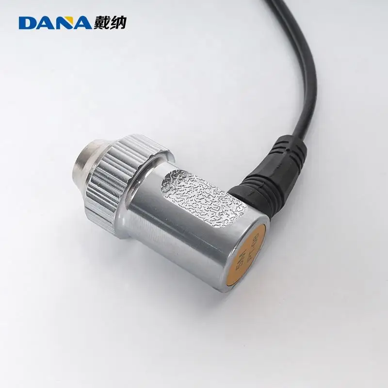 DANA 5MHZ Diametro 8mm Accessori Rilevatore di misurazione della larghezza Sonda sensore in metallo in acciaio di misuratore di spessore ad ultrasuoni