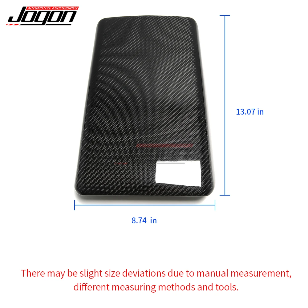 For Model 3 2017-2022 Model Y 2020-2022 Accessories Real Carbon Fiber Center Console Armrest Box Cover Mat Protector Interior