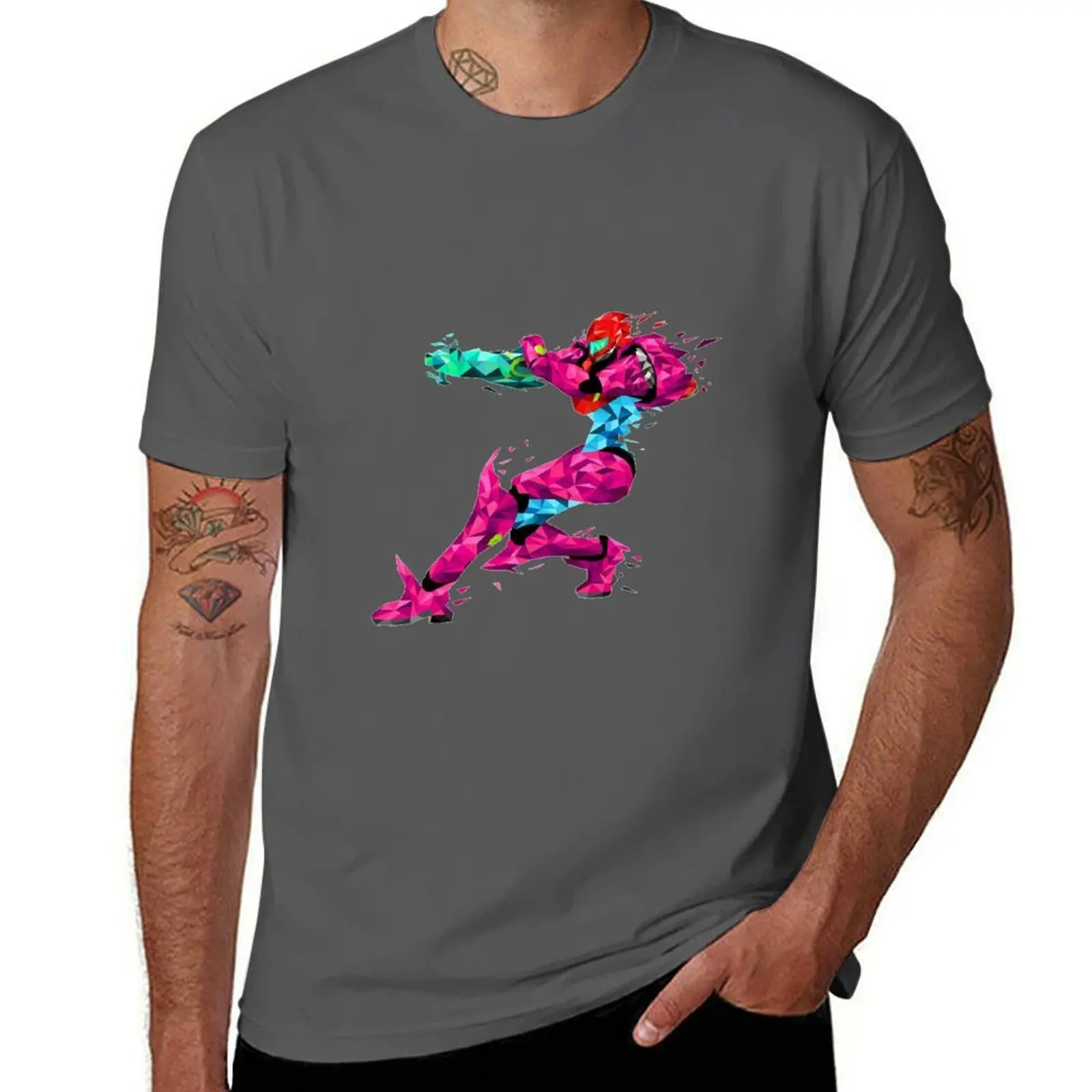 

samus prism T-Shirt graphic t shirts for man anime t shirts oversize T-Shirt