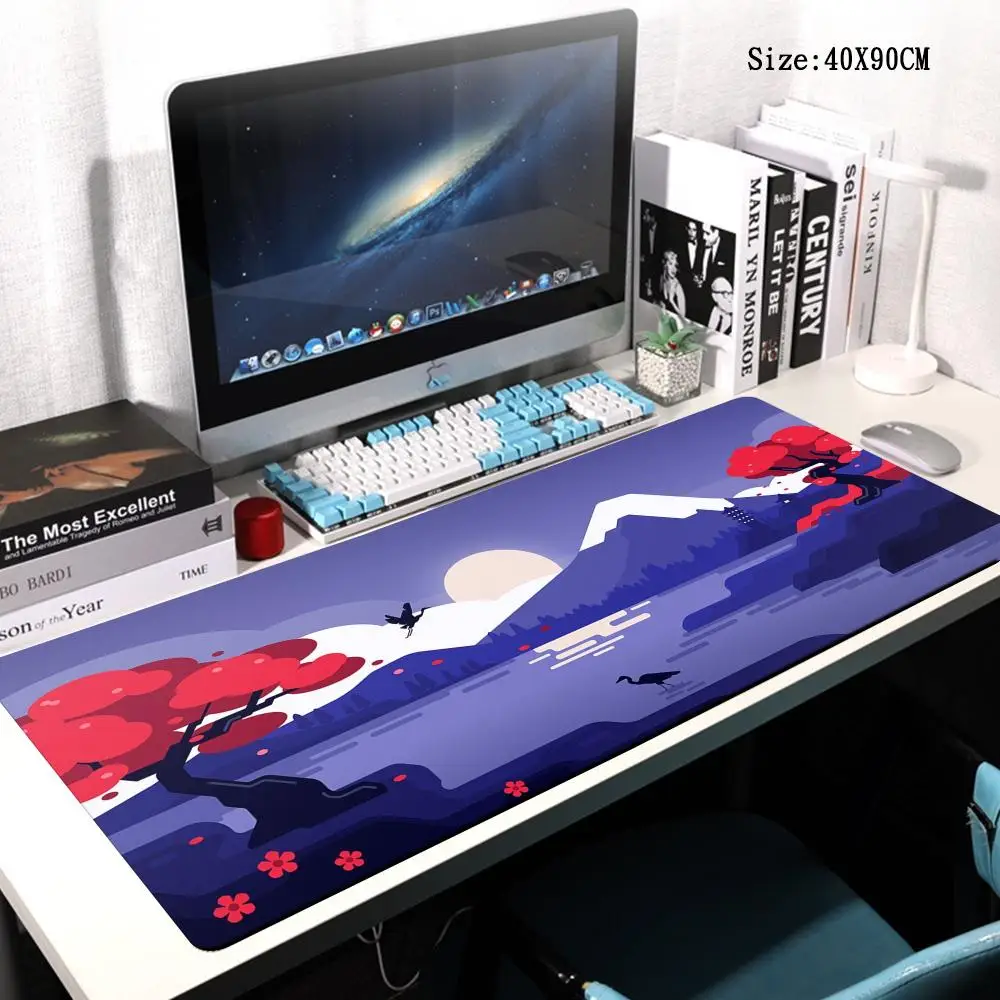 Japanese Style Mouse Gamer Mause Pad Desk Mat Pc Cabinet Office Accessories Mousepad Keyboard Gaming Mats Xxl Large Carpet Speed