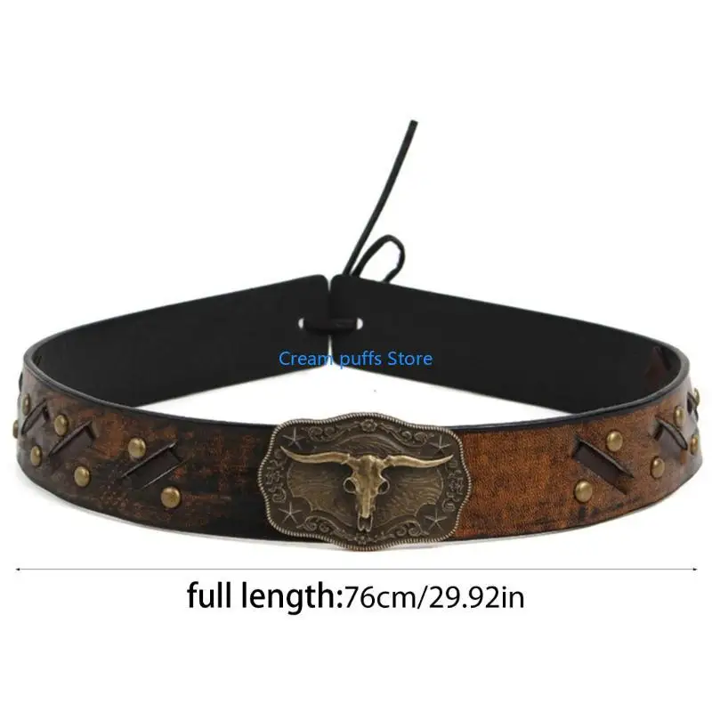 50LE Cowboy Hat Belt Decoration for Women Men Hat Band Replacement Ethnic Decorative Band for Party Bohemian PanamaHat Bands