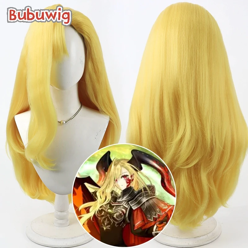 

Bubuwig Synthetic Hair Draco Nero Cosplay Wigs Game Fate FGO Draco Nero Halloween 80cm Long Straight Blonde Wig Heat Resistant