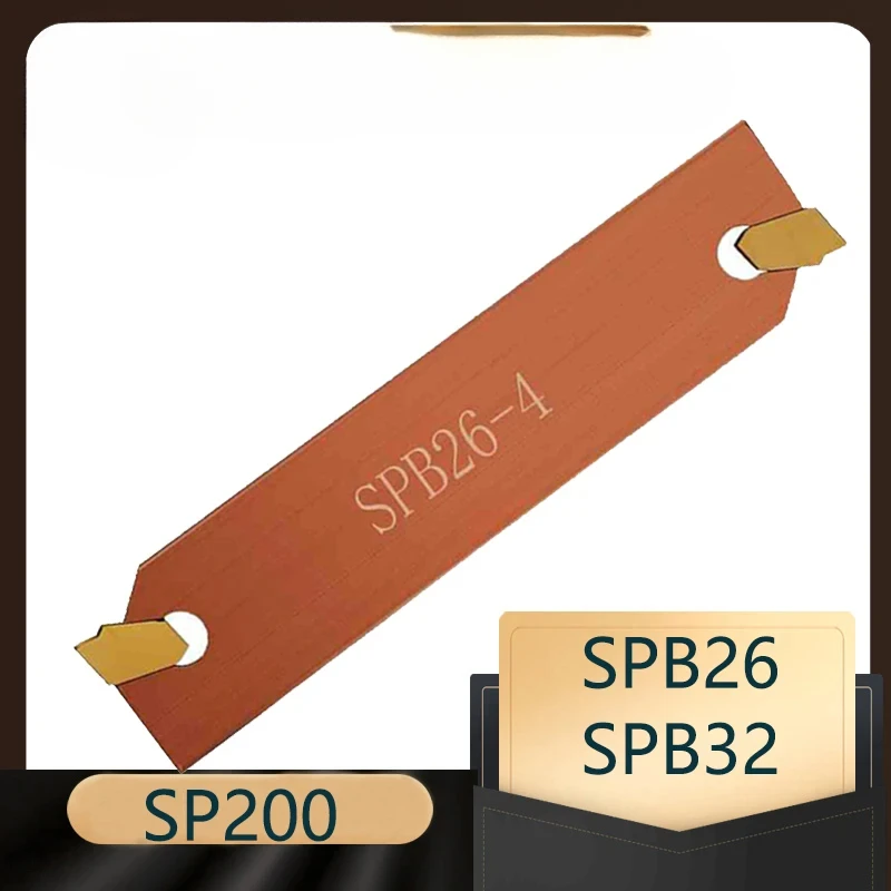 

1PCS SPB226 SPB326 SPB332 SPB432 10PCS SP300 SP400 High-Quality Slotted SPB and Cutting Insert Lathe CNC SPB Tool Holder