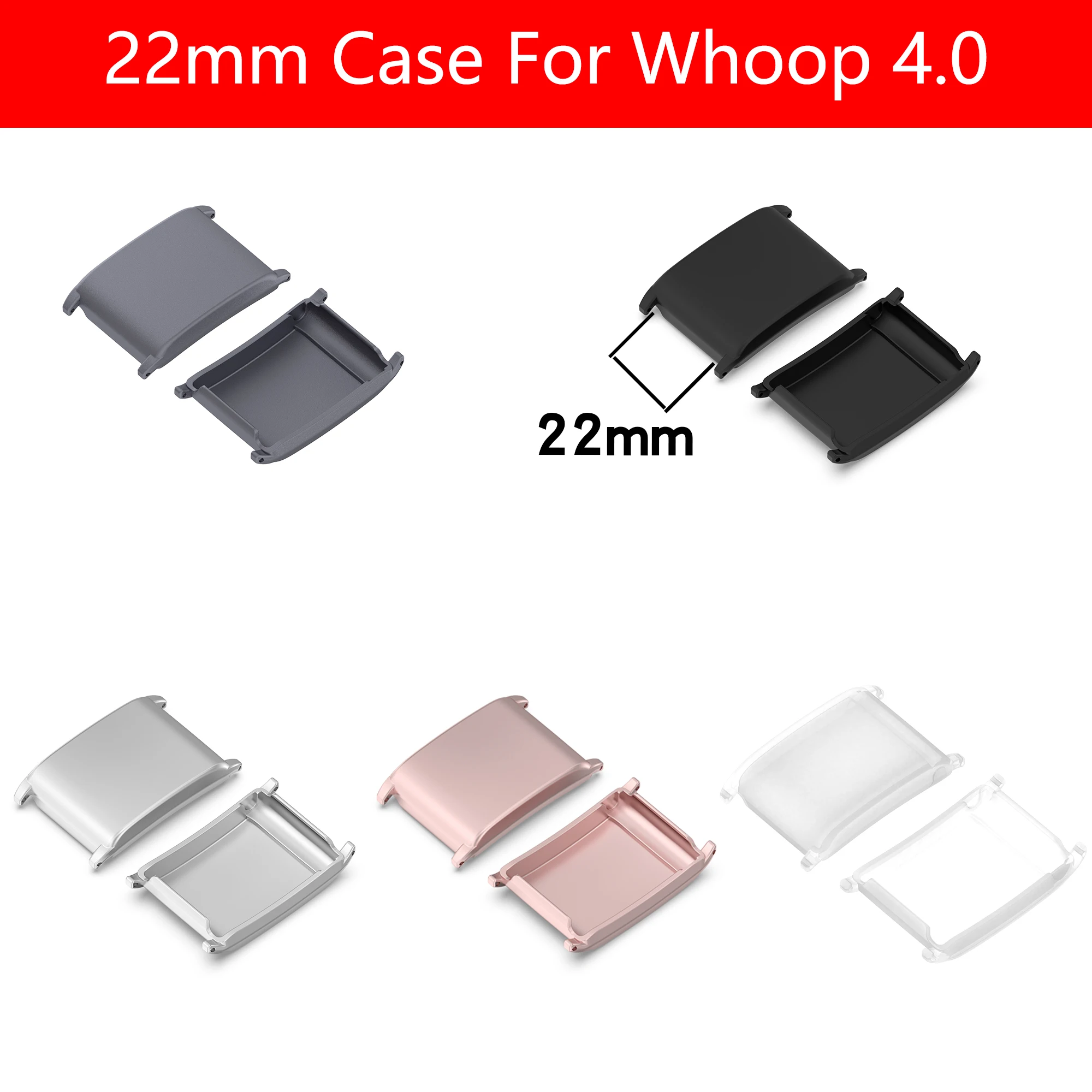 22 مللي متر الفرقة الأشرطة محول الحال بالنسبة Whoop 4.0 الفرقة اكسسوارات في جميع أنحاء الصلب PC الإطار الوفير شل غطاء ل Whoop 4.0 3.0 حالات #3