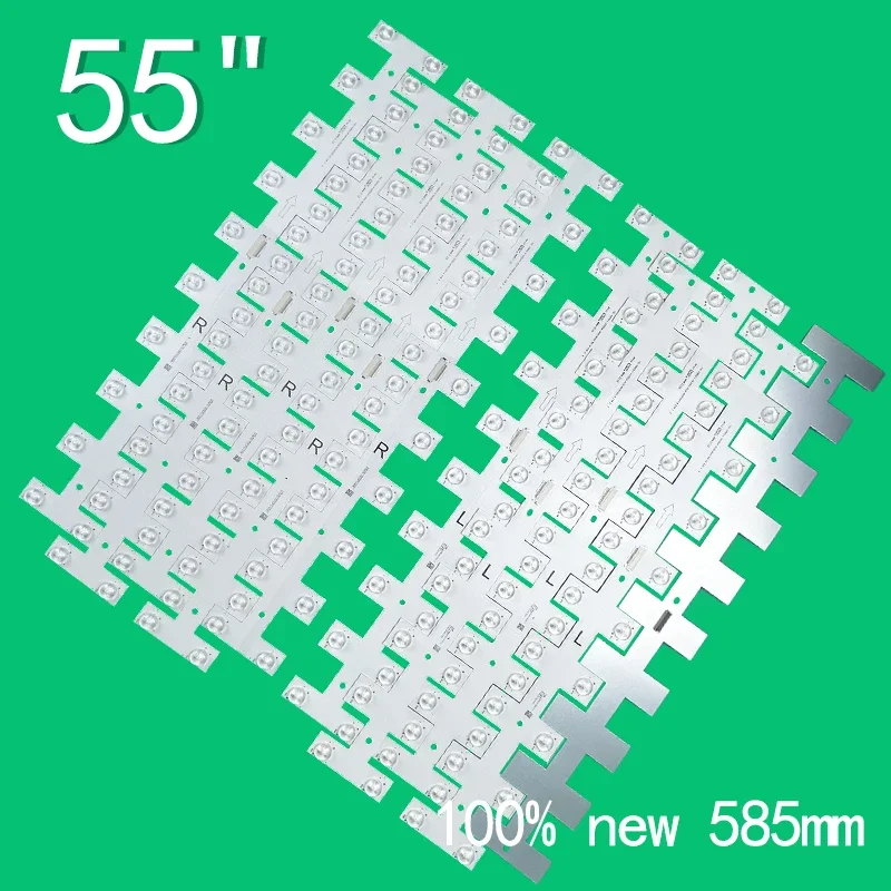 FOR TCL 55R625 LED Backlight Strips(10) 55R62-L-5X20EA-3030-NC / 55R62-R-5X20EA-3030