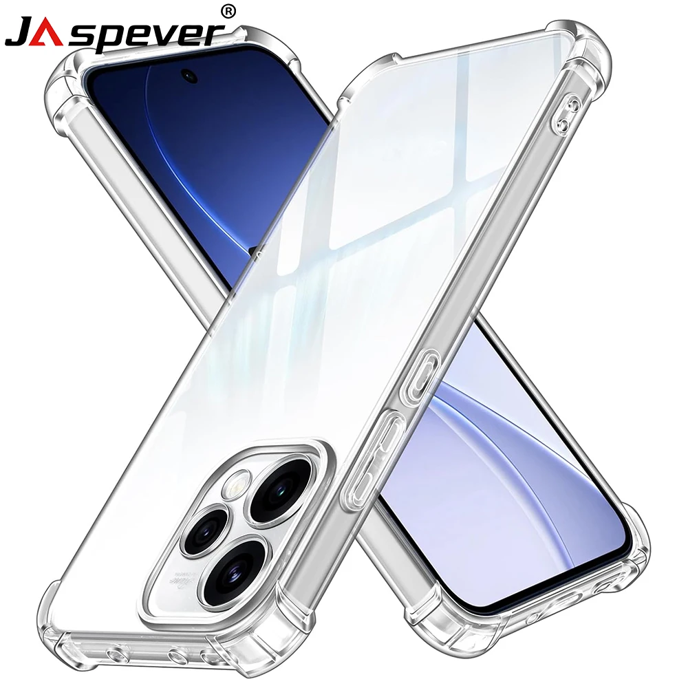 Funda transparente suave a prueba de golpes para Oppo Reno 15 14 13 12 Reno15 Reno14 Reno13 Reno12 Pro Max Mini, carcasa transparente ultrafina
