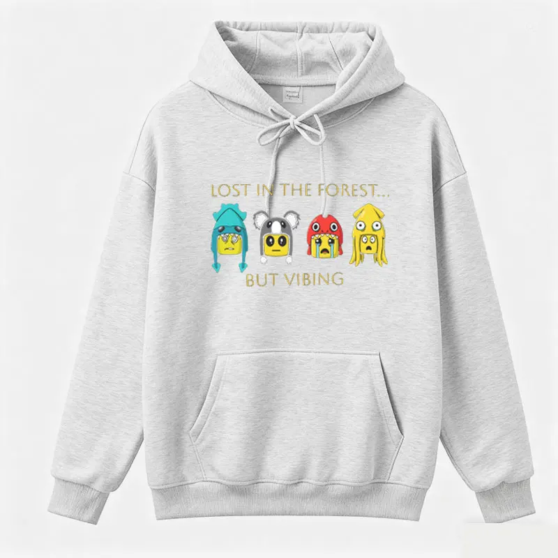 99 Nights in The Forest Horror Hoodie Game Team Player Gift Funny Hoody Adjusting Rope Casual Autumn Long Sleeve Pullover Tops