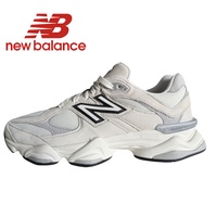 Original NewBalance NB 9060 Low-Top Athleisure Shoes in Light Gray Men's and Women's Unisex Sneakers U9060BLZ