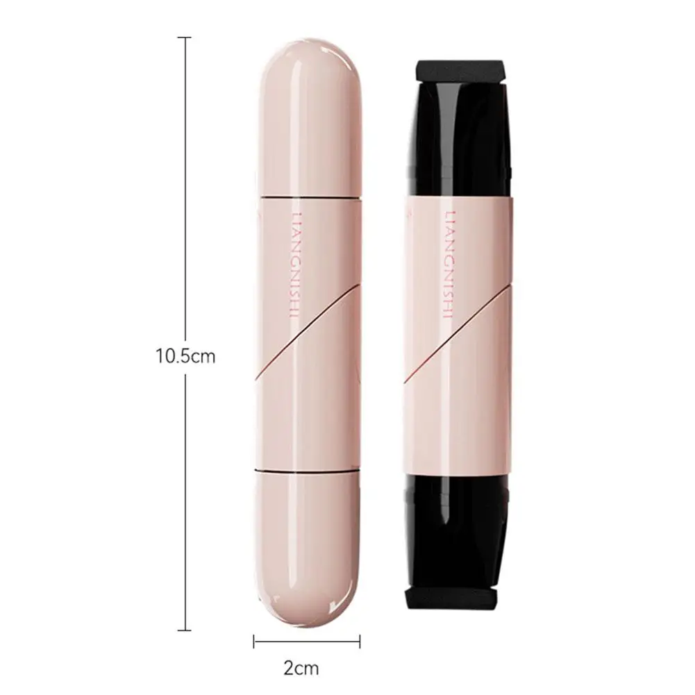 بنقرة واحدة صب كحل ختم القلم كسول مقاوم للماء خالية من لطخة مزدوجة نهاية كحل ختم القلم لجميع أنواع الجلد كحل القلم