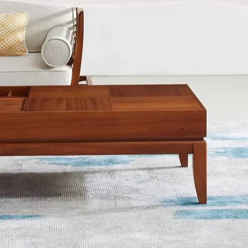 #European Luxury Coffee Tables Walnut Classy Design Vintage Salon Coffee Tables Living Room Nordic Mesa De Centro Sala Furniture