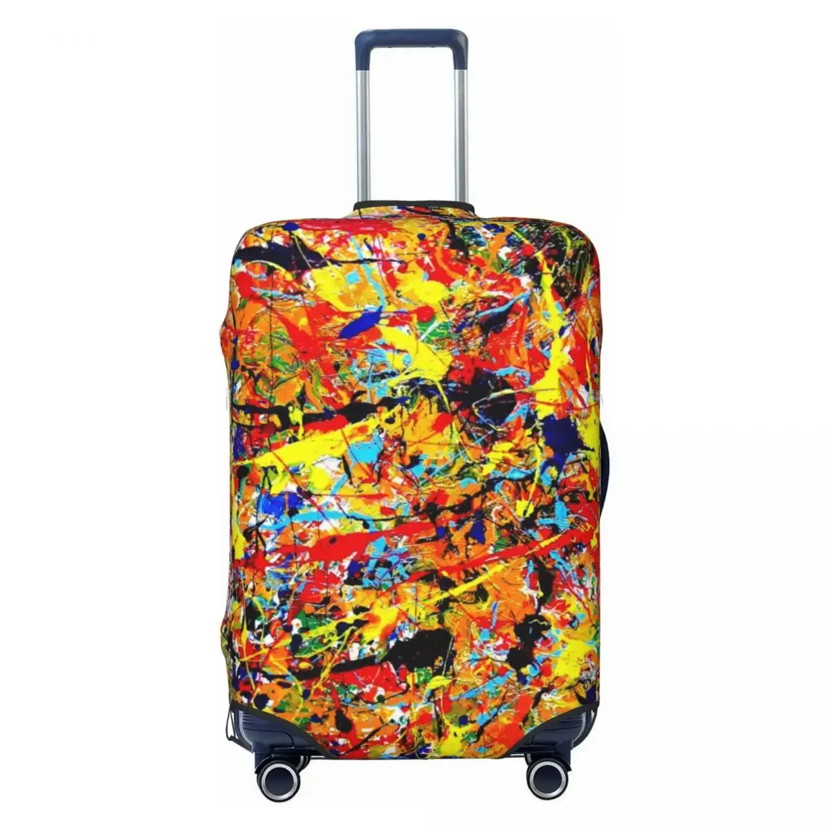 Colorido Pop Art Abstrata Camuflagem Graffiti Bagagem Capa, Engraçado Viagem Mala, Capa Protetora para 18-32"