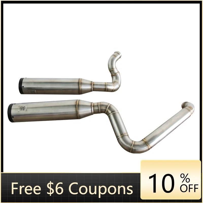 

STLF 2018-2023 New Condition HD Softail Titanium Alloy 2-into-2 Performance Stainless Steel Motorcycle Exhaust System