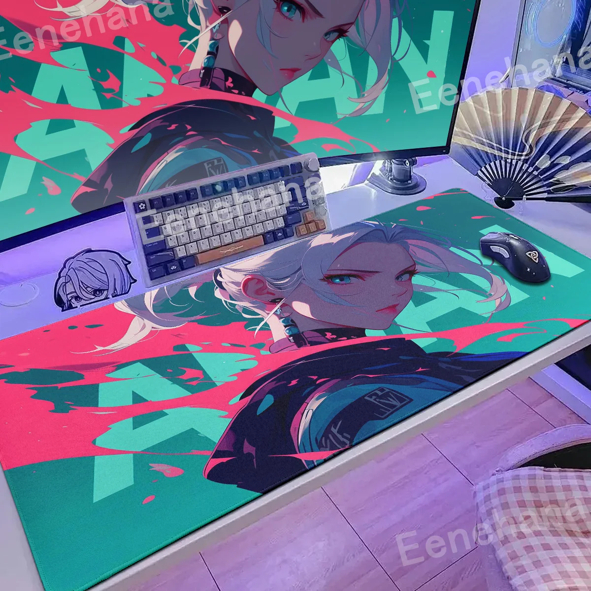 PC Gamer Cabinet Pads valorant Mausepad Gamers Accessories laptop Table pad Anime Keyboard large expansion pad Gaming Mouse Pads