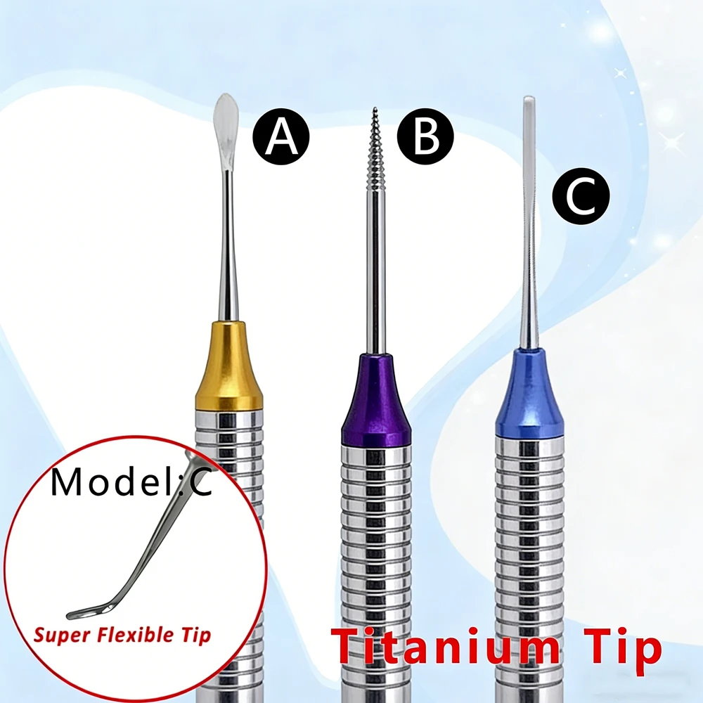 

Flexible Titanium Dental Tooth Extractor for Minimally Invasive Extraction – Professional Endodontic Instrument with Precision
