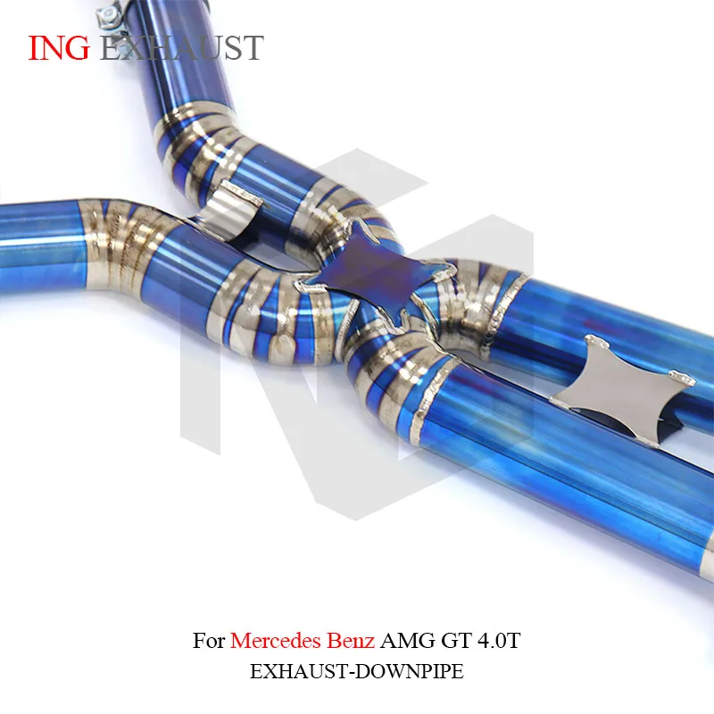 ING Exhaust System Valve Catback for Mercedes Benz AMG GT 4.0T Titanium Alloy Race Performance System