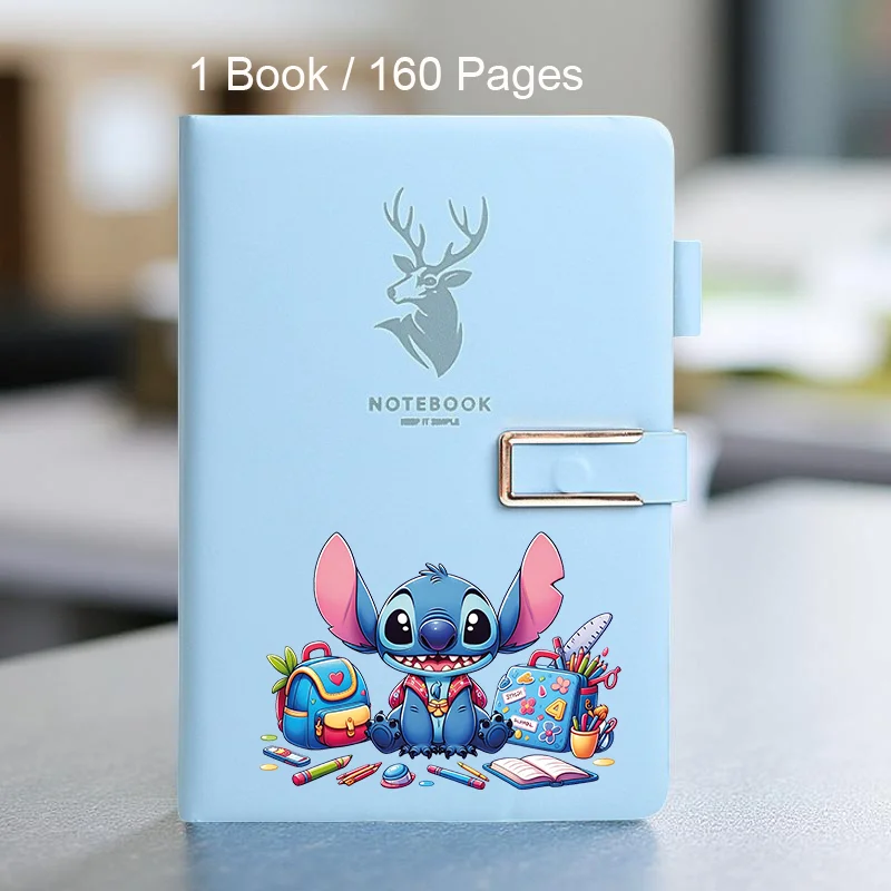 

Блокнот-планировщик с мультяшным вышивкой и мягкой обложкой, магнитной застежкой, водонепроницаемый дизайн для офисного использования, школьный дневник, игривый дизайн