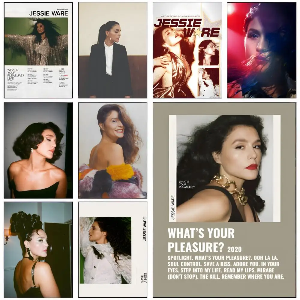British Soul Pop Vocalist J-jessie Ware Poster HD art sticky wall waterproof home living room bedroom bar aesthetic decoration
