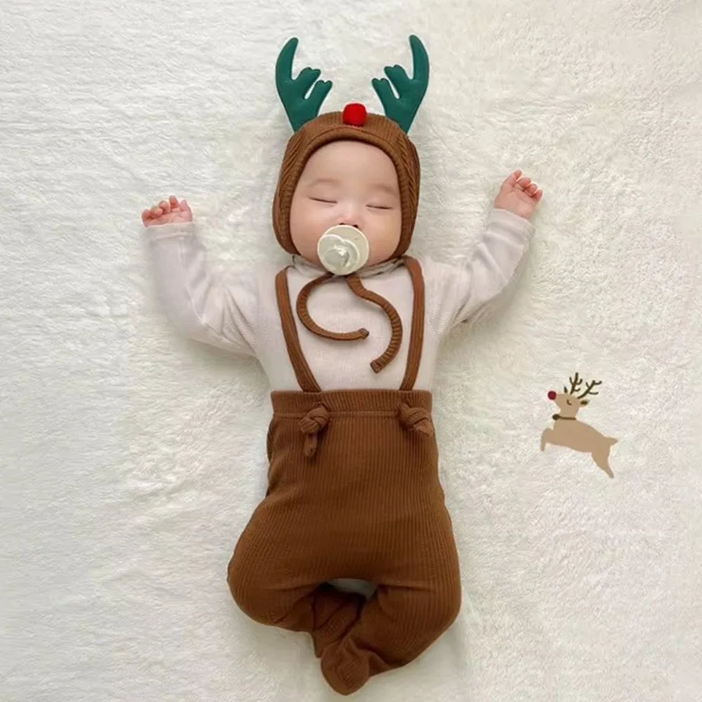 Weihnachten Niño Cosplay Strampler Enfant Rot-Brauner Bodysuit Outfit Säugling Enfants Weihnachtsmann-Kostüm 2026 – Detail 7