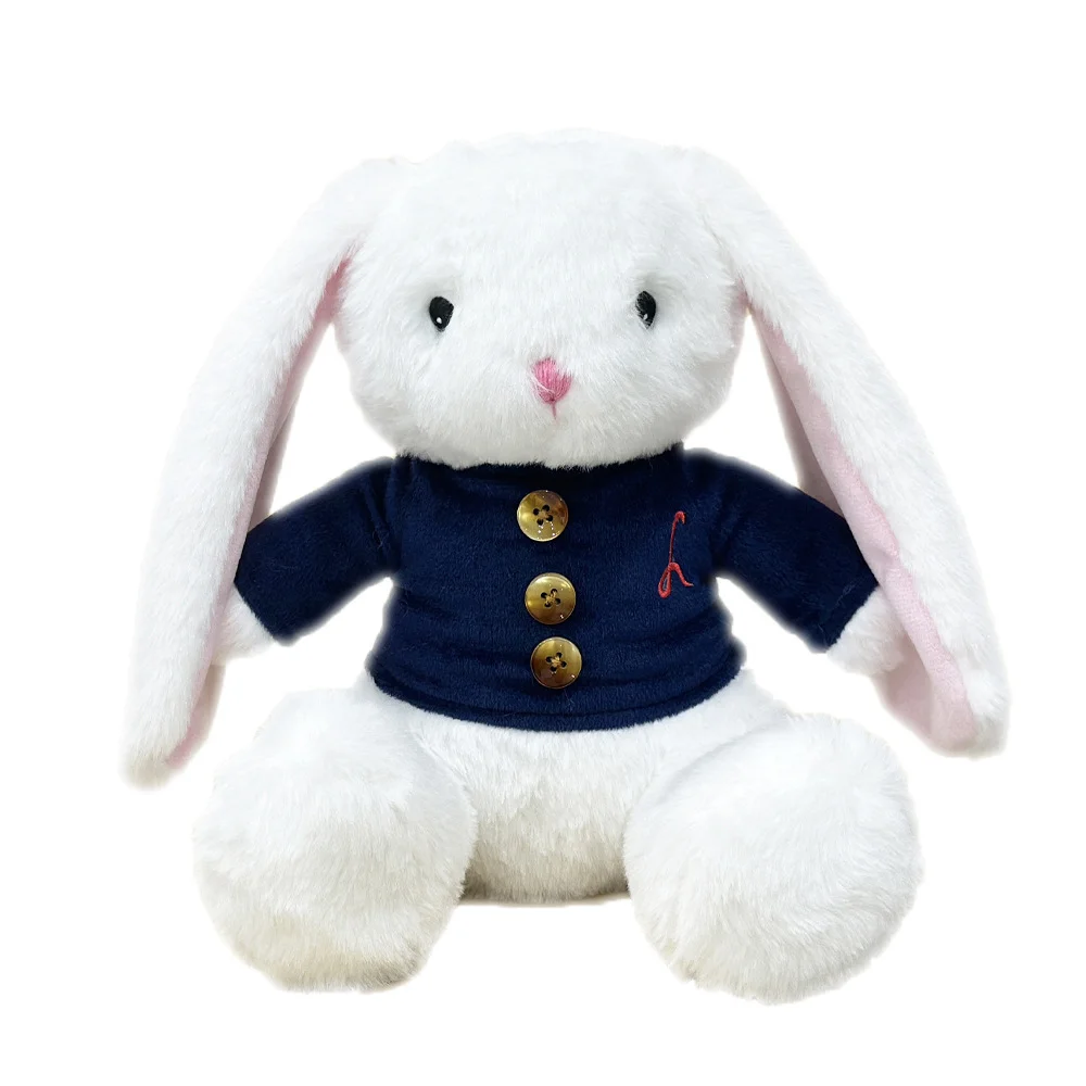 Cute Mei The Bunny Plush Toy Soft Stuffed Long Ears Bunny Doll Sleeping Companion Delicate Home Decoration Kids Gifts