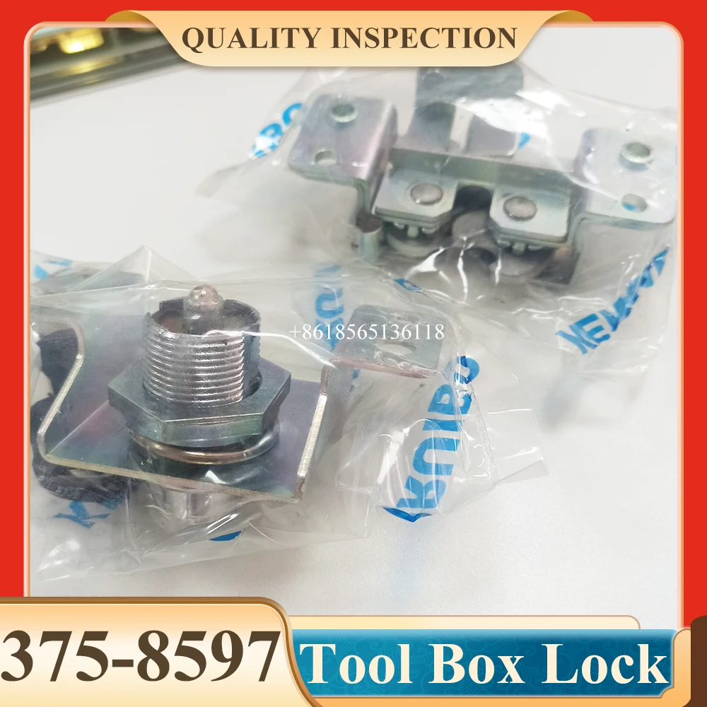 375-8597 3758597 E320D Toolbox Lock for Caterpillar 312D/323D/325D/329D/336D/345D Excavator Lock Assembly