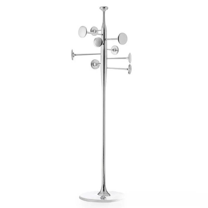Floor-to-ceiling coat rack Villa model room Living room Bedroom Cloakroom Aluminum industrial wind hanger