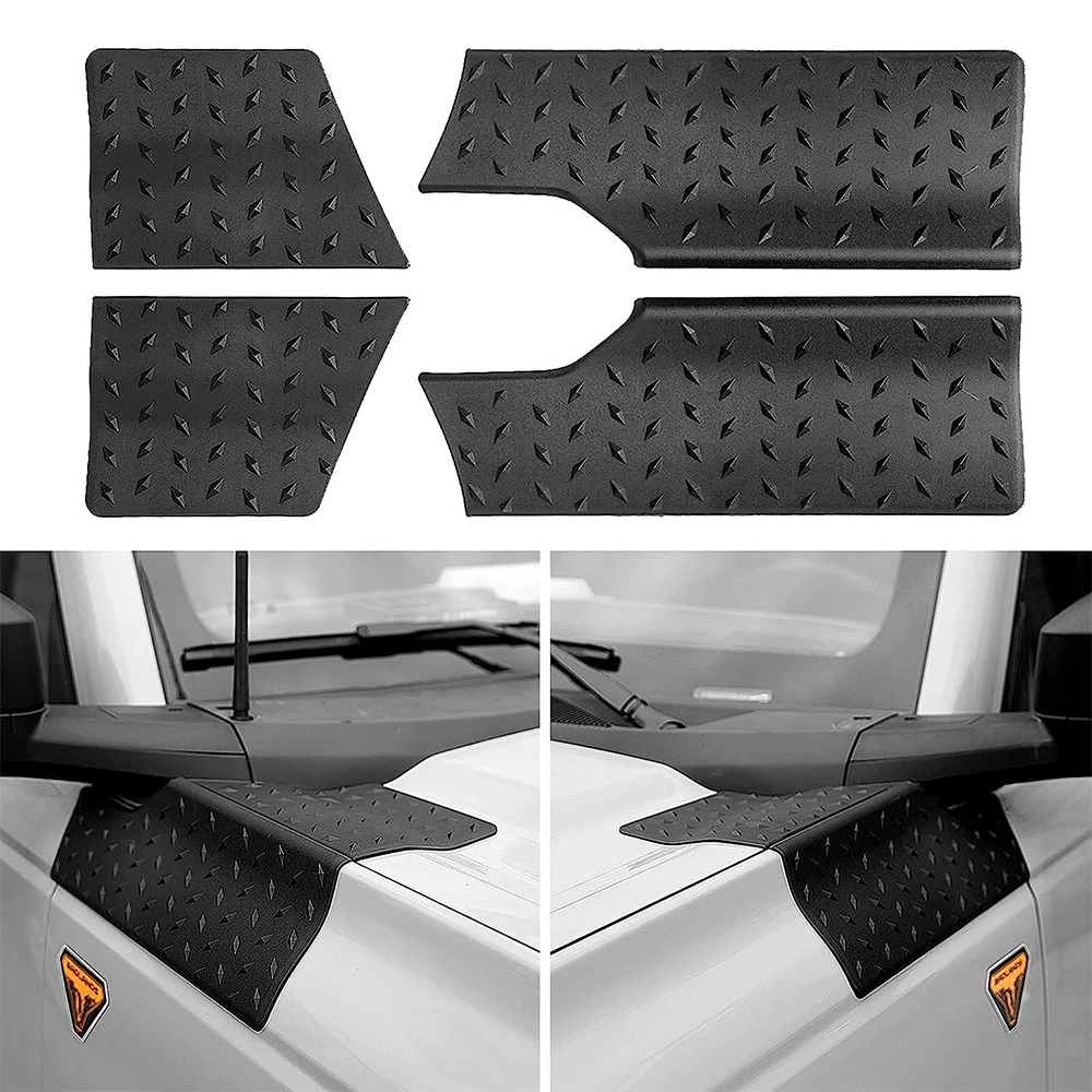 

Cowl Body Armor Side Corner Guard Cover For Ford Bronco 2021 2022 2023+ 2/4 Doors Outer Cowling Accessories Corner Guard Trim