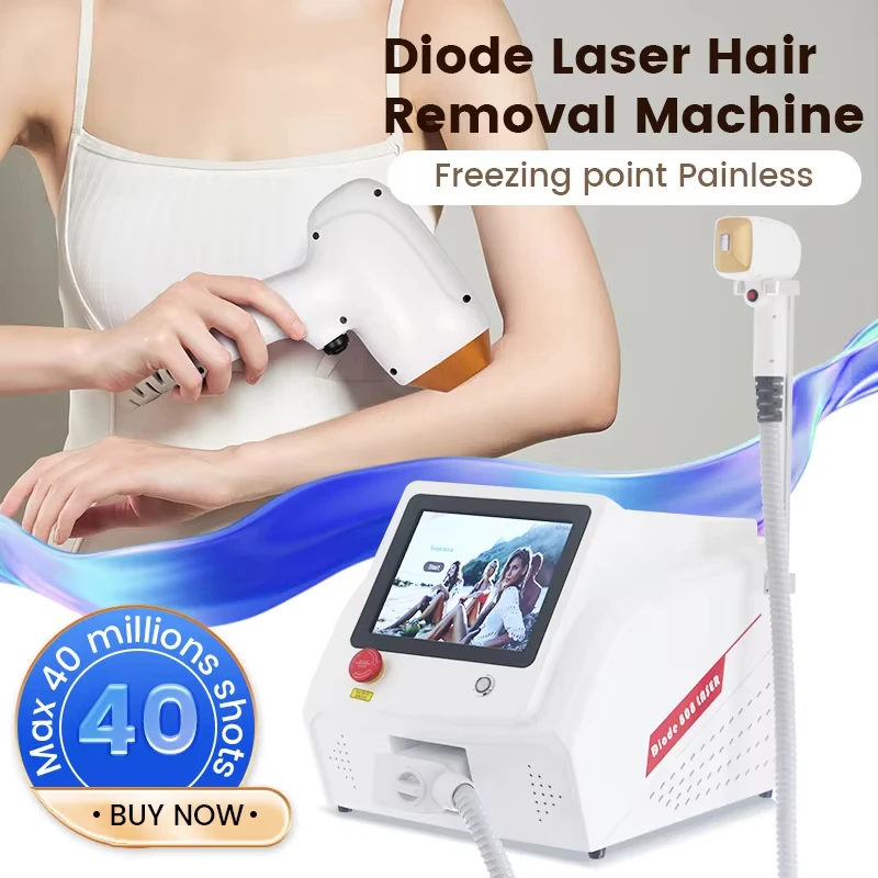 

755nm 808nm 1064nm Three Wavelength Diode Laser Hair Removal Machine for Salon 808 Hair Removal Machine 2025 Latest Update