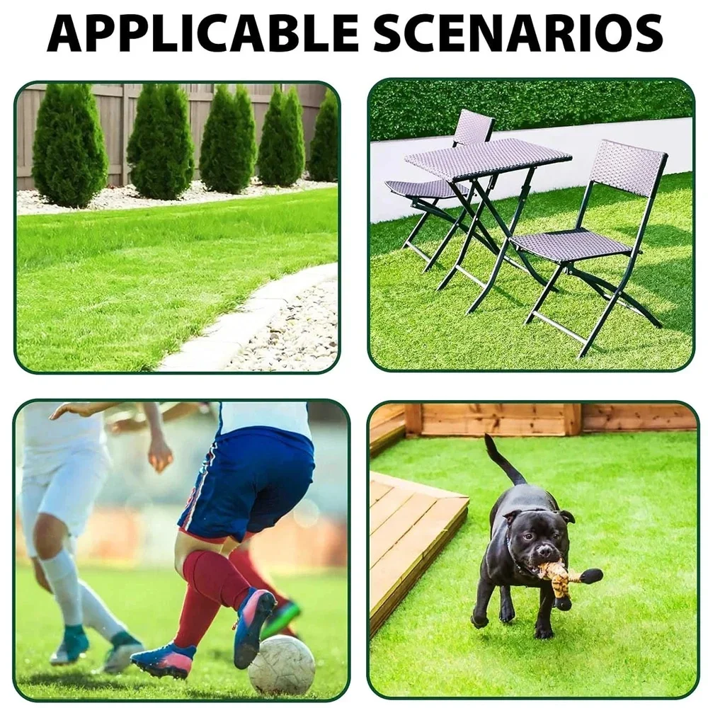 2025 جديد غير المنسوجة العشب الاصطناعي التماس الشريط الحديقة اتصال الشريط حديقة السجاد وضع خياطة محاكاة اتصال أشرطة