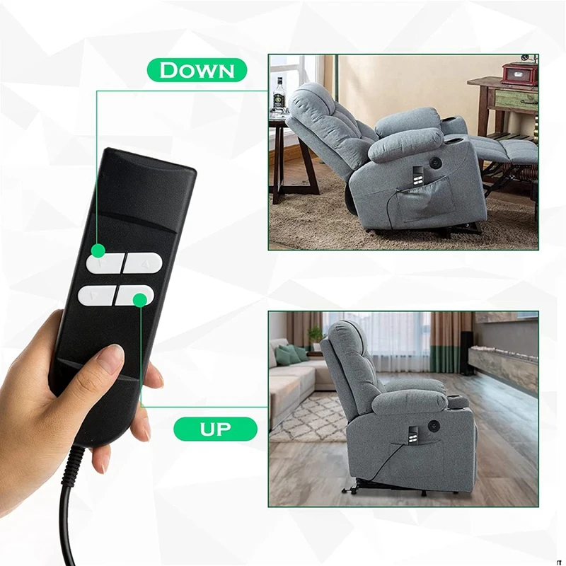 Remote Sofa listrik, 5 Pin 4 tombol Power Recliner suku cadang Remote aksesoris untuk OKIN LIMOSS Pride Golden Berkline