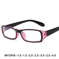 Anti-blue Light Myopia Glasses Women Men Nearsighted Read Eyeglasses Short-sight With minus Diopters Spectacles Diopter 0 TO-4.0