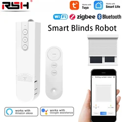 Smart Jalousien Roboter Tuya Wifi Bl ZigBee elektrische Jalousie Motor intelligente Vorhangsc halter Antrieb intelligente Rollladen motor