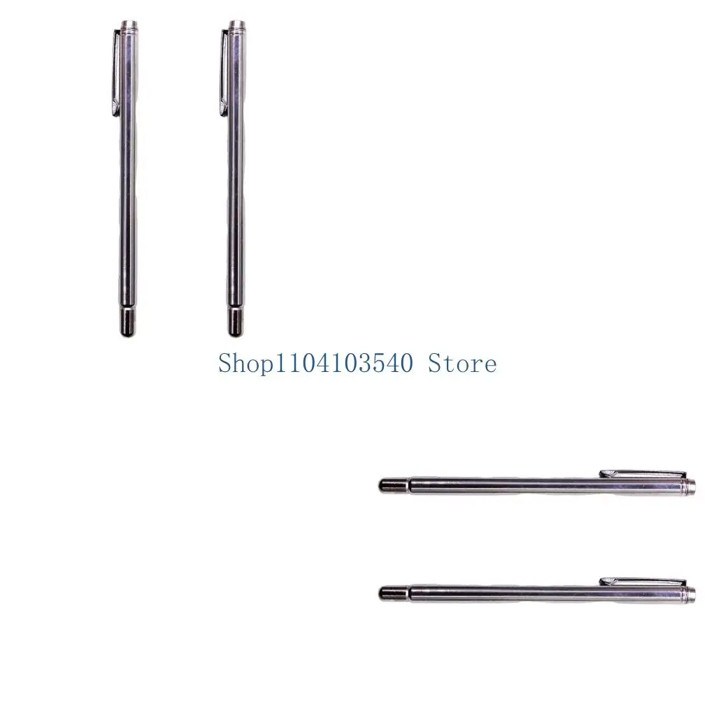 02DC Angled Reach Inspection Rod 2 Piece Metal Pen Form Tool for Narrow Access Viewing and Maintenance Work Daily Carry